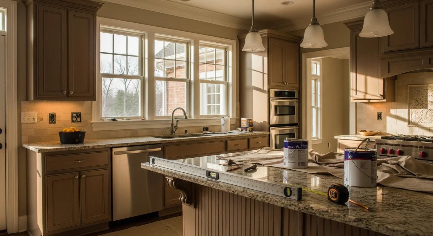 Finished basement with custom built-ins in Loudoun County home