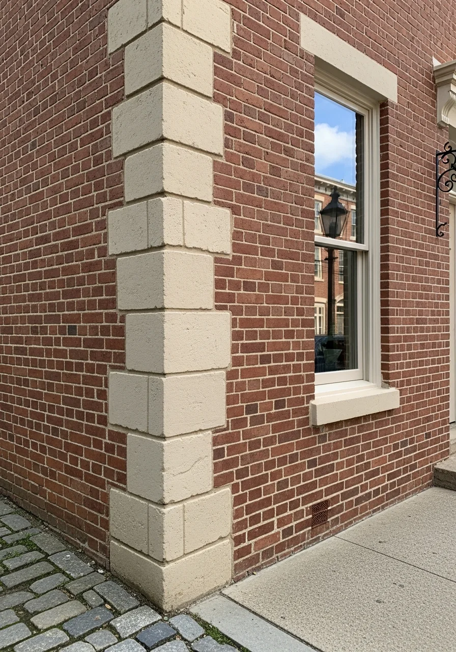 Detailed craftsmanship on a Leesburg property's exterior restoration work.